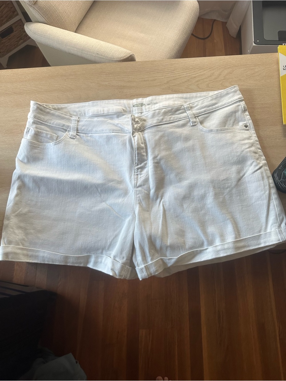 Old Navy White Denim Jean Shorts